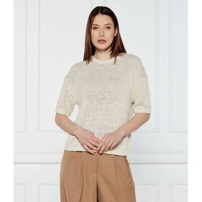 Marc O' Polo Sweter Loose fit beżowy S Marc O' Polo Sweter Loose fit beżowy S