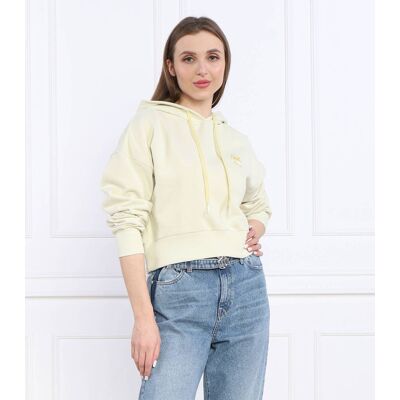 Pinko Bluza MEDITATIVO Cropped Fit limonkowy XL Pinko Bluza MEDITATIVO Cropped Fit limonkowy XL
