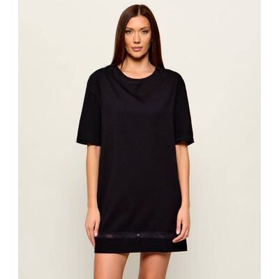 Hugo Bodywear Koszula nocna Mesh Nighty Relaxed fit czarny M Hugo Bodywear Koszula nocna Mesh Nighty Relaxed fit czarny M