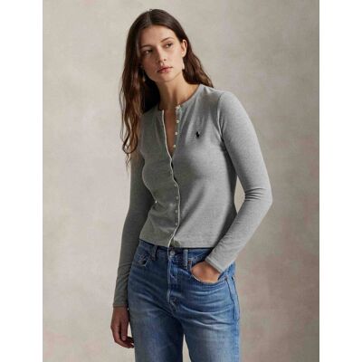 Polo Ralph Lauren Kardigan Slim Fit szary XL Polo Ralph Lauren Kardigan Slim Fit szary XL