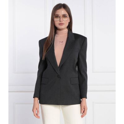 Pinko Wełniana marynarka Regular Fit grafitowy 42 Pinko Wełniana marynarka Regular Fit grafitowy 42