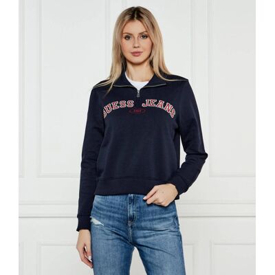 Guess Jeans Bluza Regular Fit granatowy XS Guess Jeans Bluza Regular Fit granatowy XS
