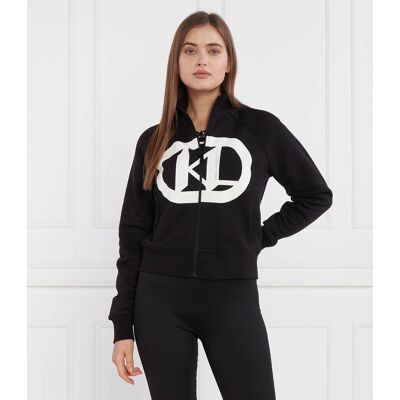 Karl Lagerfeld Bluza kl logo zip up Regular Fit czarny XL Karl Lagerfeld Bluza kl logo zip up Regular Fit czarny XL