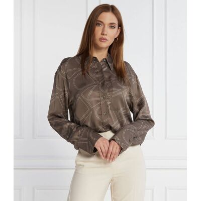 Calvin Klein Koszula Regular Fit brązowy 38 Calvin Klein Koszula Regular Fit brązowy 38
