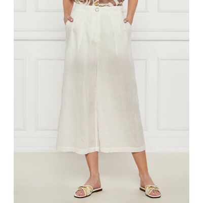 Liu Jo Spodnie flare fit biały 40 Liu Jo Spodnie flare fit biały 40