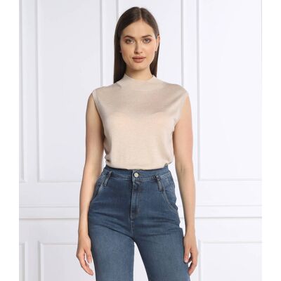 RIANI Sweter Regular Fit z dodatkiem wełny kremowy 34 RIANI Sweter Regular Fit z dodatkiem wełny kremowy 34