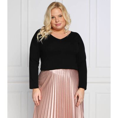 Persona by Marina Rinaldi Sweter VILMA plus size Regular Fit czarny 36 Persona by Marina Rinaldi Sweter VILMA plus size Regular Fit czarny 36