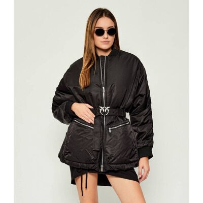 Pinko Kurtka bomber BACON Relaxed fit czarny S Pinko Kurtka bomber BACON Relaxed fit czarny S