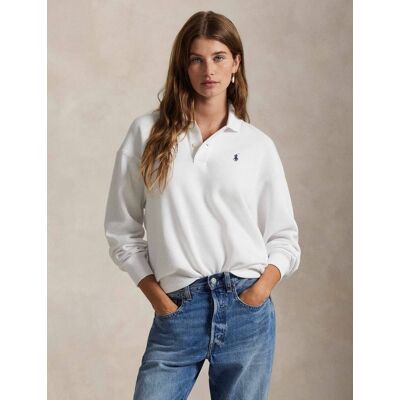 Polo Ralph Lauren Bluza Relaxed fit biały XS Polo Ralph Lauren Bluza Relaxed fit biały XS