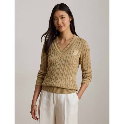 Polo Ralph Lauren LAUREN RALPH LAUREN Sweter Relaxed fit beżowy XL Polo Ralph Lauren LAUREN RALPH LAUREN Sweter Relaxed fit beżowy XL