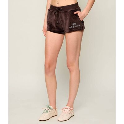 Sporty&Rich; Szorty Sporty $ Rich x Juicy Couture Lison Regular Fit brązowy M Sporty&Rich; Szorty Sporty $ Rich x Juicy Couture Lison Regular Fit brązowy M
