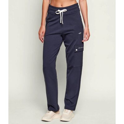 Aeronautica Militare Spodnie dresowe Tapered fit granatowy XL Aeronautica Militare Spodnie dresowe Tapered fit granatowy XL
