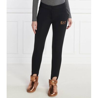 EA7 Legginsy Regular Fit czarny S EA7 Legginsy Regular Fit czarny S