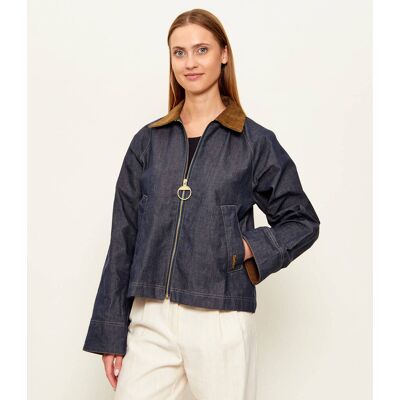 Barbour Kurtka jeansowa Freckleton Relaxed fit grafitowy 40 Barbour Kurtka jeansowa Freckleton Relaxed fit grafitowy 40