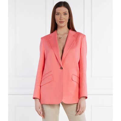 Boss BLACK Lniana marynarka Jopeta Relaxed fit koralowy 36 Boss BLACK Lniana marynarka Jopeta Relaxed fit koralowy 36