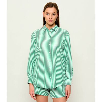 ST.Barth Koszula BRIGITTE Relaxed fit zielony L ST.Barth Koszula BRIGITTE Relaxed fit zielony L