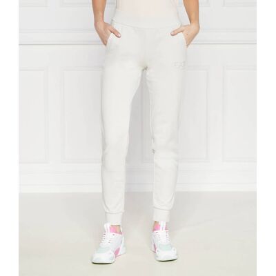 EA7 Spodnie dresowe Regular Fit beżowy M EA7 Spodnie dresowe Regular Fit beżowy M