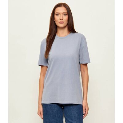 A.P.C. T-shirt Printemps 26 Regular Fit niebieski L A.P.C. T-shirt Printemps 26 Regular Fit niebieski L