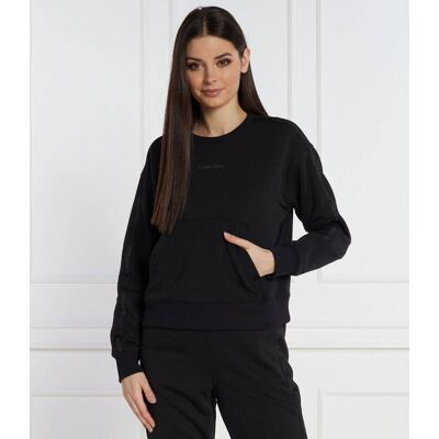 Calvin Klein Performance Bluza Cropped Fit czarny M Calvin Klein Performance Bluza Cropped Fit czarny M