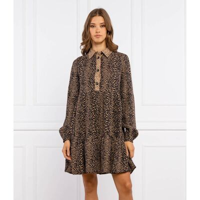 Pinko Sukienka VISITATION camel 34 Pinko Sukienka VISITATION camel 34