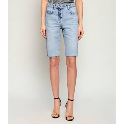 Patrizia Pepe Jeansowe szorty Slim Fit błękitny 25 Patrizia Pepe Jeansowe szorty Slim Fit błękitny 25