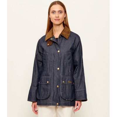 Barbour Kurtka jeansowa Asker Relaxed fit granatowy 42 Barbour Kurtka jeansowa Asker Relaxed fit granatowy 42