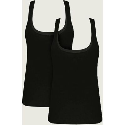 Hugo Bodywear Tank top 2-pack TWIN VEST Slim Fit czarny S Hugo Bodywear Tank top 2-pack TWIN VEST Slim Fit czarny S