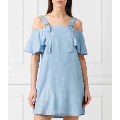 Guess Sukienka Lana denim błękitny XS Guess Sukienka Lana denim błękitny XS