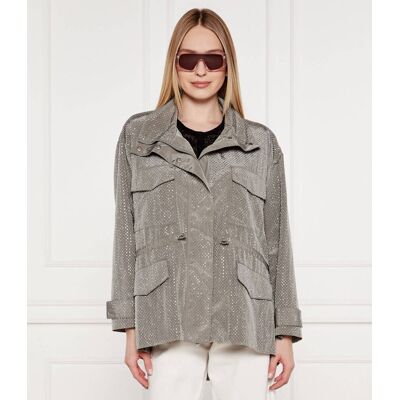 Pinko Kurtka Loose fit szary XS Pinko Kurtka Loose fit szary XS