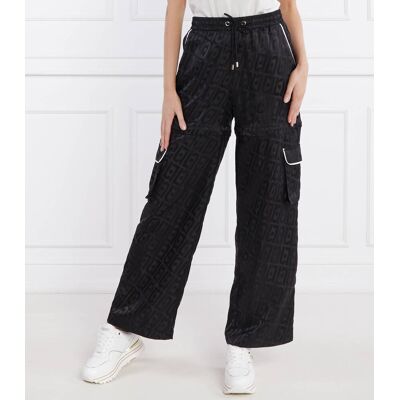Liu Jo Sport Spodnie dresowe 2w1 Relaxed fit czarny M Liu Jo Sport Spodnie dresowe 2w1 Relaxed fit czarny M