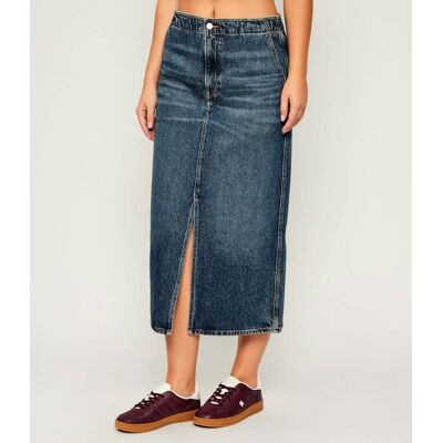 Calvin Klein Jeans Jeansowa spódnica high rise niebieski 28 Calvin Klein Jeans Jeansowa spódnica high rise niebieski 28