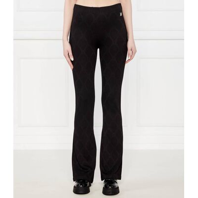 HUGO Spodnie Nalentine flare fit czarny XS HUGO Spodnie Nalentine flare fit czarny XS