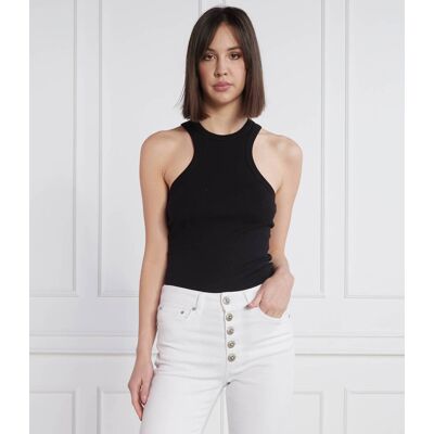 DONDUP - made in Italy Top CANOTTA Slim Fit czarny XL DONDUP - made in Italy Top CANOTTA Slim Fit czarny XL