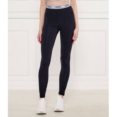Guess ACTIVE Legginsy NEW ALINE Slim Fit granatowy S Guess ACTIVE Legginsy NEW ALINE Slim Fit granatowy S