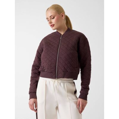 Guess ACTIVE Kurtka bomber Dione Slim Fit bordowy S Guess ACTIVE Kurtka bomber Dione Slim Fit bordowy S