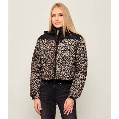 Tommy Jeans Kurtka Loose fit brązowy M Tommy Jeans Kurtka Loose fit brązowy M