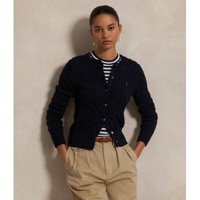 Polo Ralph Lauren Kardigan Slim Fit granatowy XXS Polo Ralph Lauren Kardigan Slim Fit granatowy XXS