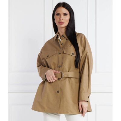 Weekend MaxMara Kurtka VICARIO Relaxed fit z dodatkiem lnu beżowy 34 Weekend MaxMara Kurtka VICARIO Relaxed fit z dodatkiem lnu beżowy 34