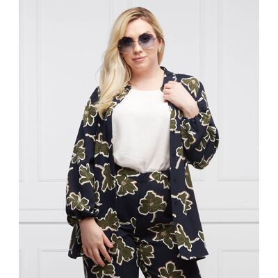 Persona by Marina Rinaldi Koszula FELCE Plus size Regular Fit granatowy 46 Persona by Marina Rinaldi Koszula FELCE Plus size Regular Fit granatowy 46