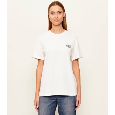 A.P.C. T-shirt Rue Madame Relaxed fit ecru XS A.P.C. T-shirt Rue Madame Relaxed fit ecru XS