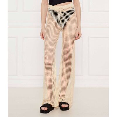 Guess Spodnie Relaxed fit beżowy L Guess Spodnie Relaxed fit beżowy L