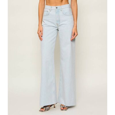 Anine Bing Jeansy Lewis flare fit błękitny 30 Anine Bing Jeansy Lewis flare fit błękitny 30