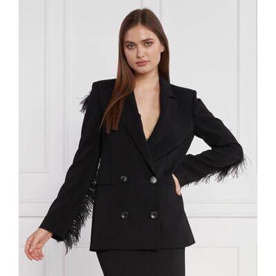 Patrizia Pepe Marynarka Regular Fit czarny 38 Patrizia Pepe Marynarka Regular Fit czarny 38