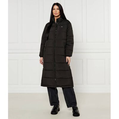 Tommy Jeans Płaszcz czarny M Tommy Jeans Płaszcz czarny M