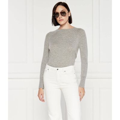 Marella SPORT Wełniany sweter Regular Fit szary M Marella SPORT Wełniany sweter Regular Fit szary M