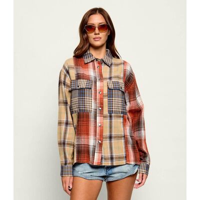 One Teaspoon Koszula Oversize fit multikolor XS One Teaspoon Koszula Oversize fit multikolor XS