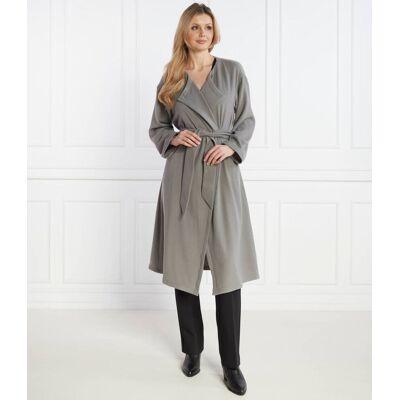 Giorgio Armani Emporio Armani Wełniany płaszcz z dodatkiem kaszmiru szary 34 Giorgio Armani Emporio Armani Wełniany płaszcz z dodatkiem kaszmiru szary 34