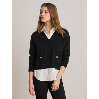 Polo Ralph Lauren LAUREN RALPH LAUREN Sweter Relaxed fit czarny S Polo Ralph Lauren LAUREN RALPH LAUREN Sweter Relaxed fit czarny S