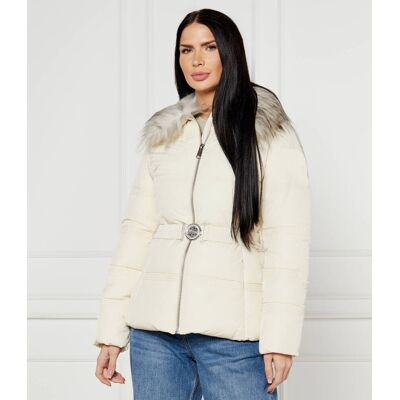 Guess Kurtka MARISOL Regular Fit kremowy XXL Guess Kurtka MARISOL Regular Fit kremowy XXL
