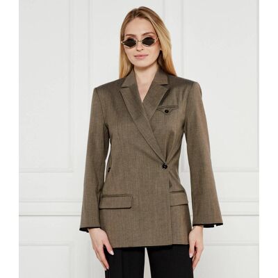 Pinko Wełniana marynarka Regular Fit brązowy 42 Pinko Wełniana marynarka Regular Fit brązowy 42